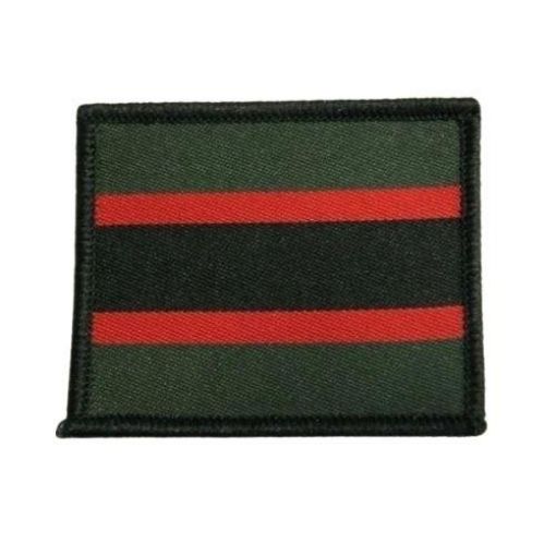 Picture of The Rifles TRF - Green/Black/Red Stripes - Velcro backed - Pack of 5