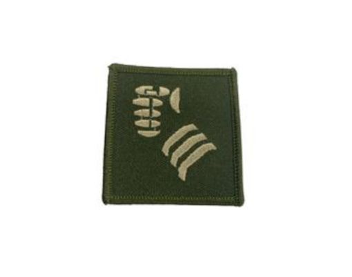 Picture of TRF - 20 Armoured Brigade - Cream Fist on Green - Pack of 5