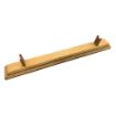 Picture of Sword Desk Mount in Light Oak with a Brass Engraving Plate