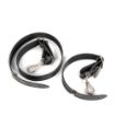 Picture of Sword Slings - Black PVC - Rifles/Gurkha Pattern - Chrome Clip fit - Long & Short