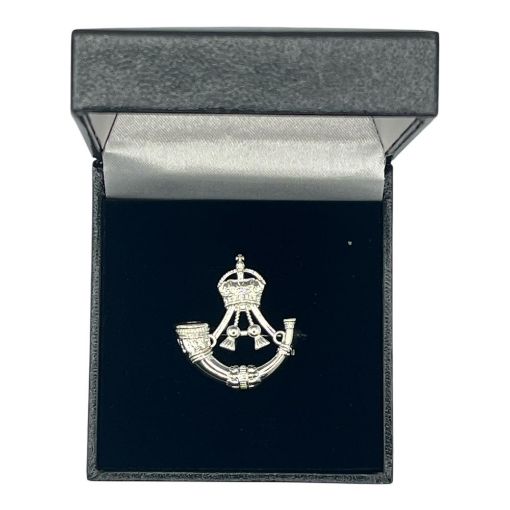 Picture of The Rifles Ladies Brooch - Silver Plated (Boxed) - Tudor Crown