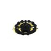 Picture of Regimental Quartermaster Sergeant - Black Rank Badge - Back Plate & Shanks - Tudor Crown