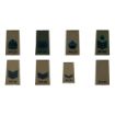 Picture of The Rifles Rank Slides - Olive - O/R's and NCO's