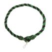 Picture of Officers Female Whistle Cord  - The Rifles - Green & Black - 2 Turks Head