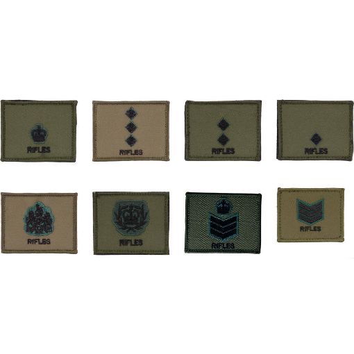 Picture of The Rifles Arm Badge - Olive - Velcro