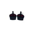 Picture of Metal Rank Crown - Black - No1 Dress 5/8" - Red Backing - Pair - Tudor Crown