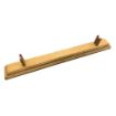 Picture of Sword Desk Mount in Light Oak with a Brass Engraving Plate